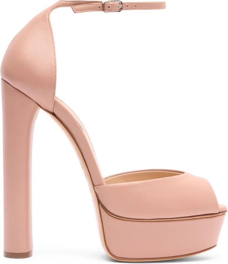 Casadei 140 mm Flora sandalen Roze
