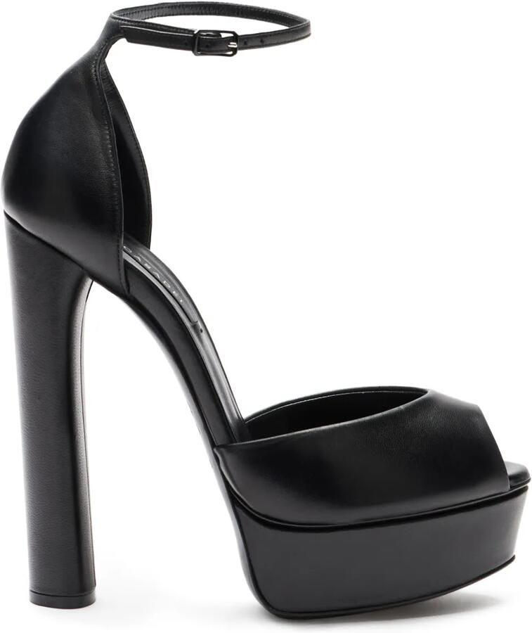 Casadei 140 mm Flora sandalen Zwart