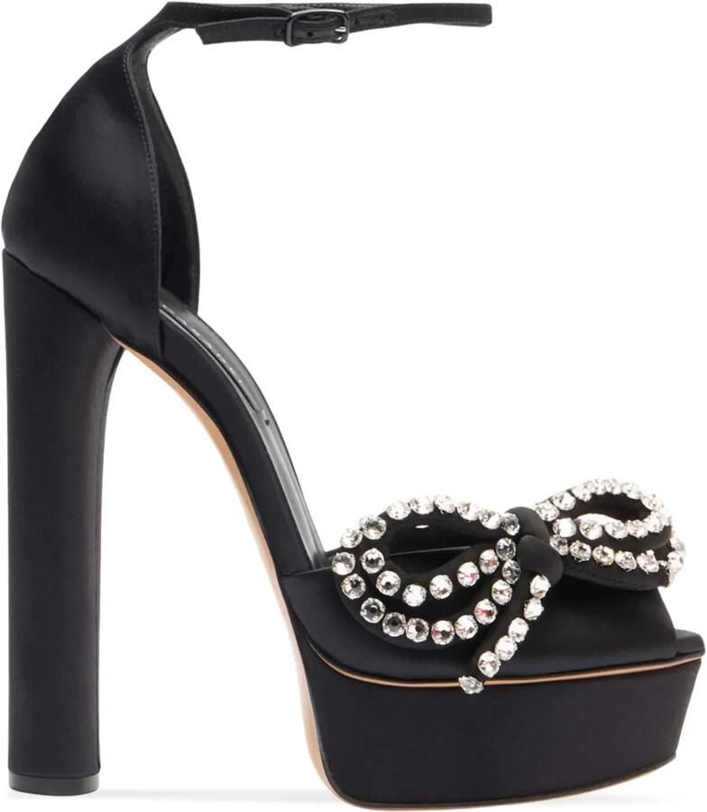 Casadei 140 mm Judith sandalen Zwart