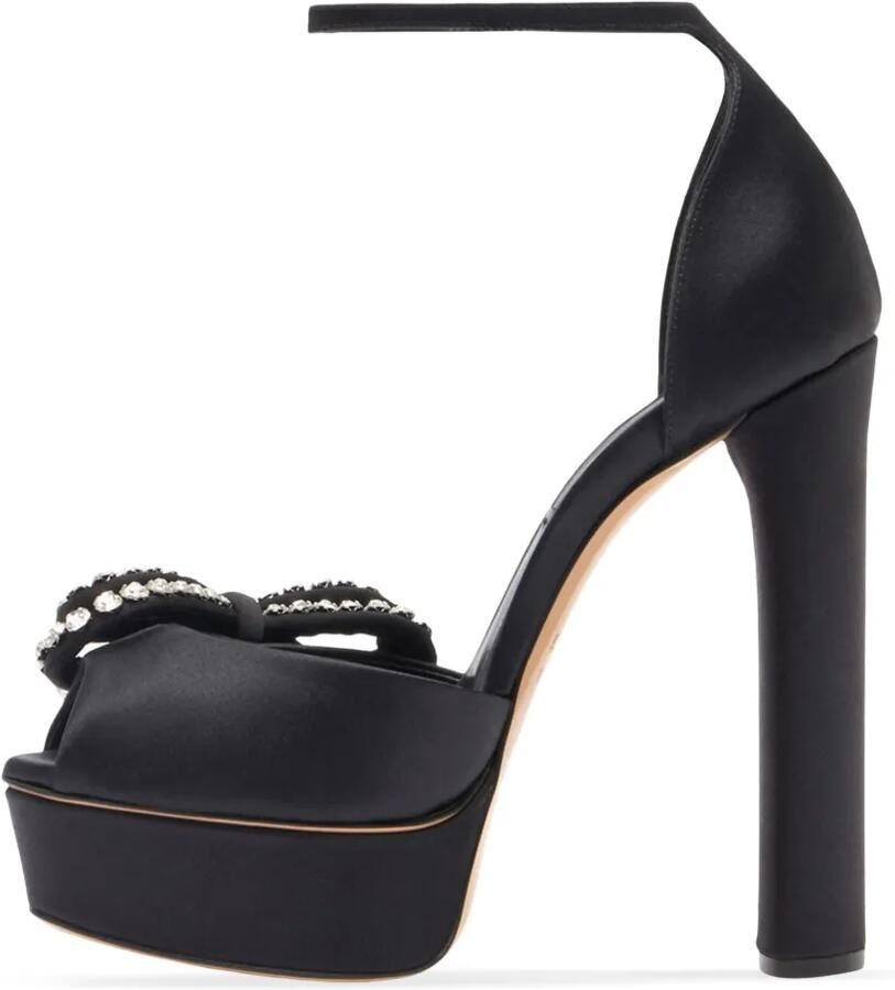 Casadei 140 mm Judith sandalen Zwart - Foto 3