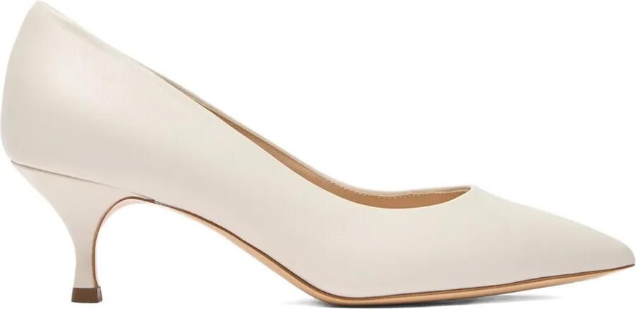 Casadei 50 mm pumps met puntige neus en hak Wit