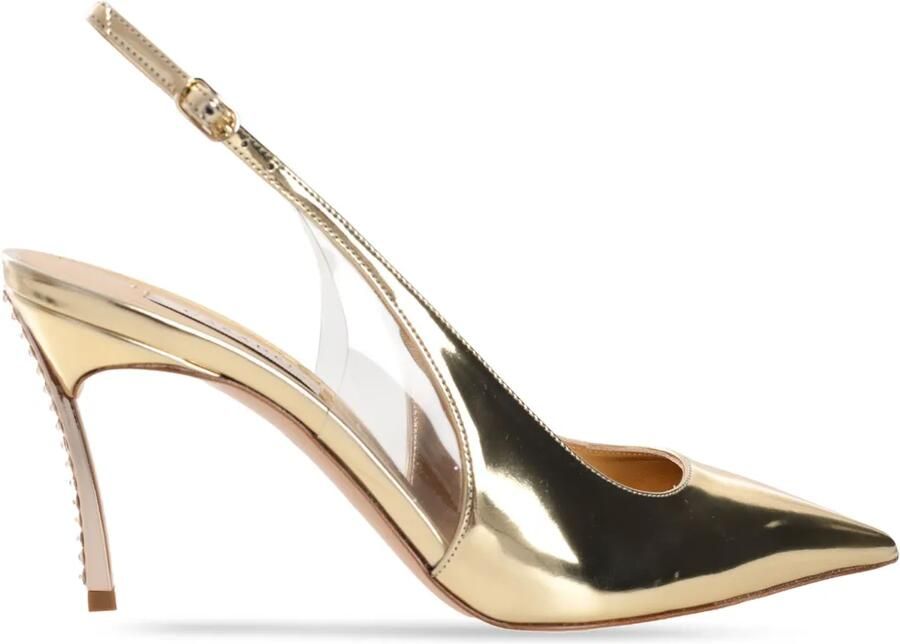 Casadei 80 mm Alice Blade pumps Goud