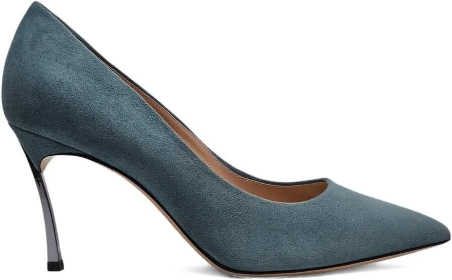 Casadei 80 mm Blade pumps Groen