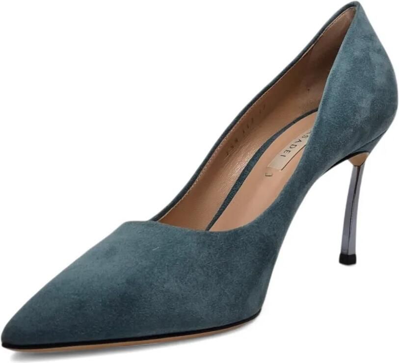 Casadei 80 mm Blade pumps Groen - Foto 2