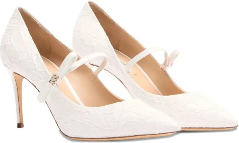 Casadei 80 mm Julia Penny Liberty pumps Wit - Foto 5