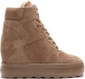 Casadei 80 mm sneakers met sleehak Bruin - Bruin