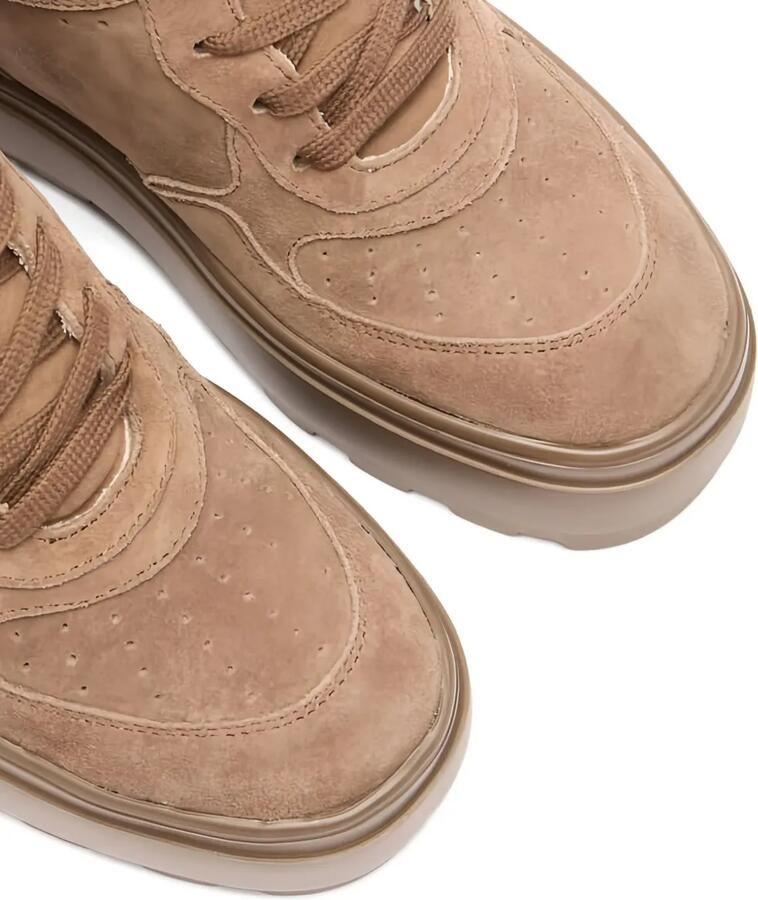 Casadei 80 mm sneakers met sleehak Bruin - Foto 2