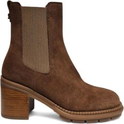 Casadei 80 mm suède Chelsea laarzen Bruin