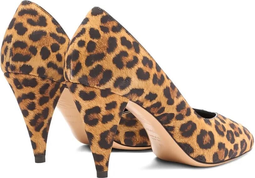 Casadei 80 mm Venus Malesia pumps met luipaardprint Bruin - Foto 4