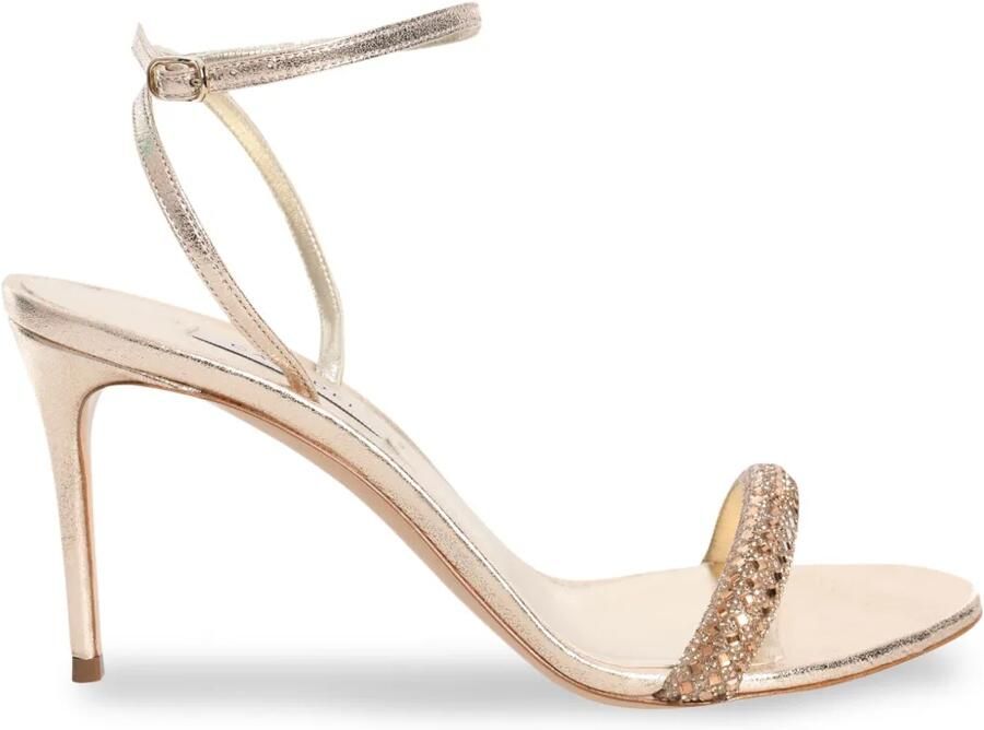 Casadei 90 mm Blade Stratosphere sandalen Beige