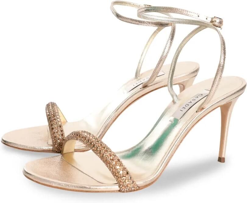 Casadei 90 mm Blade Stratosphere sandalen Beige - Foto 4