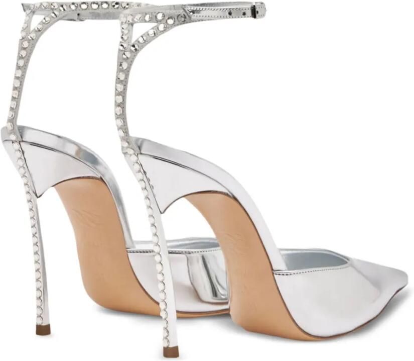 Casadei Alice 100 mm pumps Zilver - Foto 3