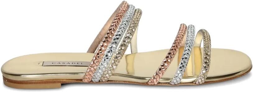 Casadei Androme sandalen verfraaid met kristallen Goud