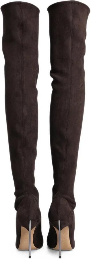 Casadei Balde point-toe over-the-knee boots Bruin - Foto 3