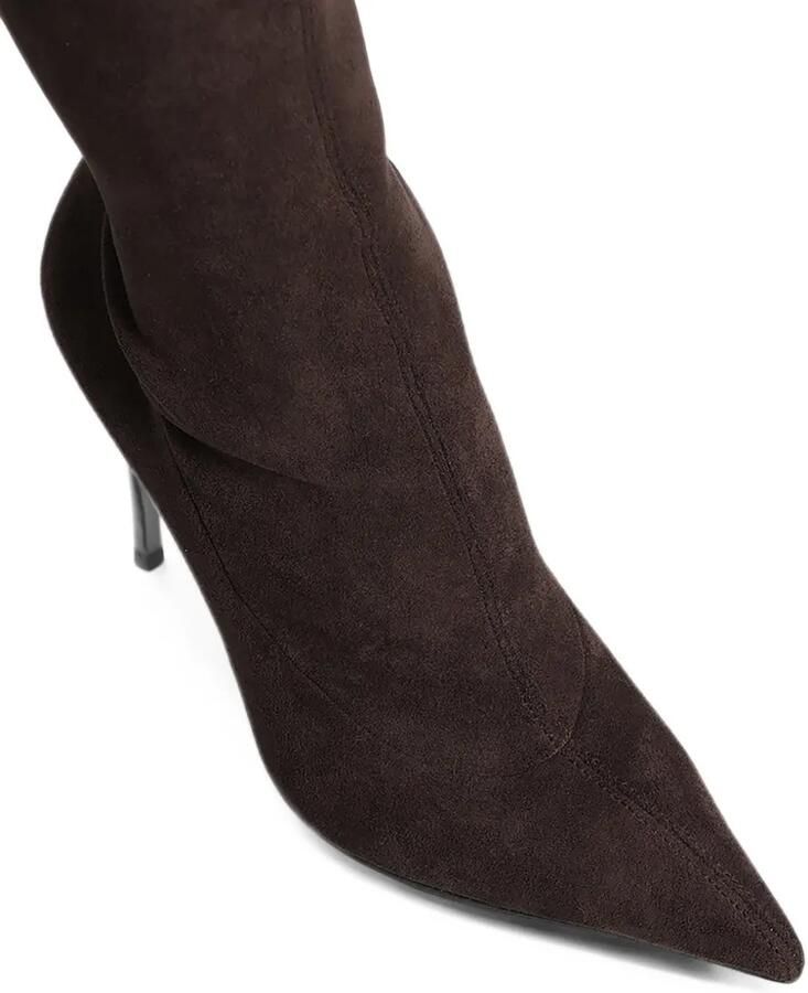 Casadei Balde point-toe over-the-knee boots Bruin - Foto 2