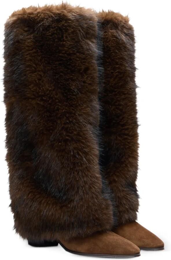 Casadei Beat Sub Zero laarzen van imitatiebont Bruin - Foto 4