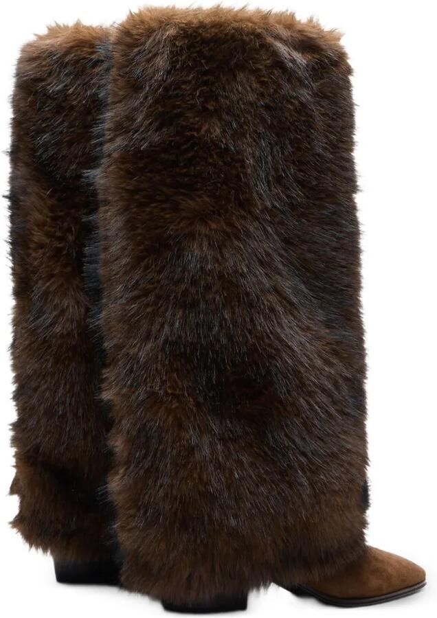 Casadei Beat Sub Zero laarzen van imitatiebont Bruin - Foto 3