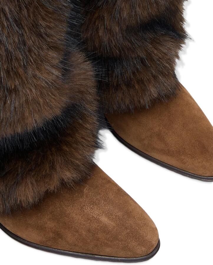 Casadei Beat Sub Zero laarzen van imitatiebont Bruin - Foto 2