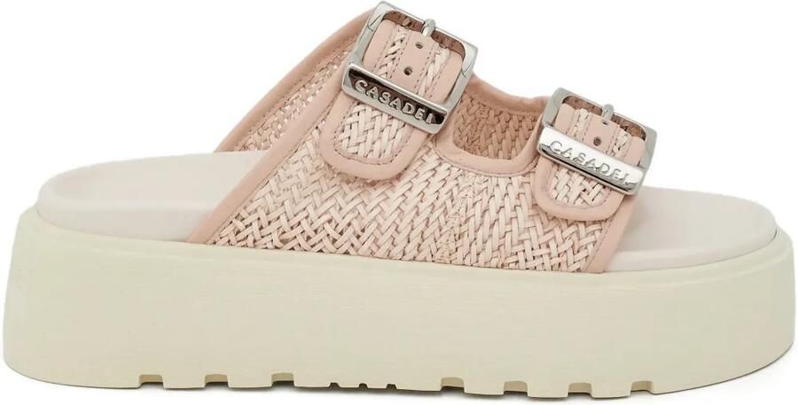 Casadei Birky Ale sandalen met plateauzool Roze