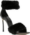 Casadei Blade Diva Minorca sandalen Zwart - Zwart