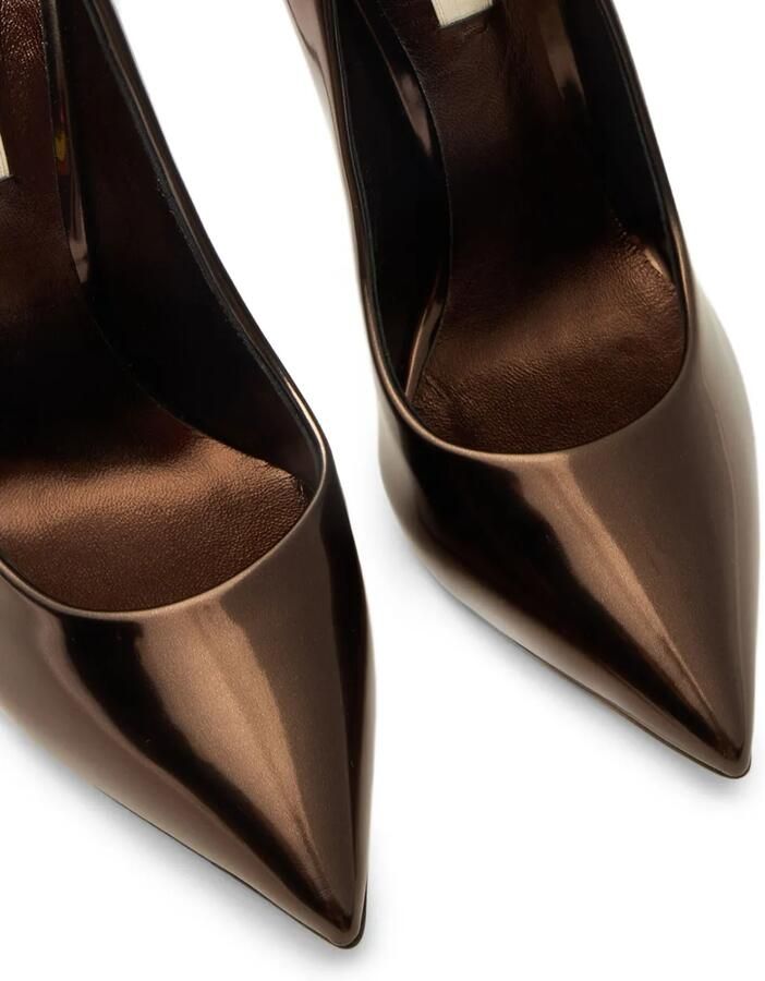 Casadei Blade Interstellar pumps met puntige neus Bruin - Foto 3