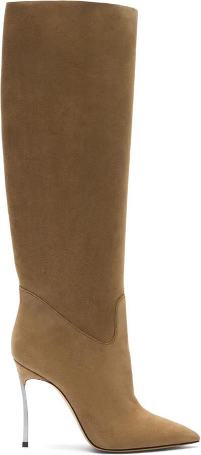 Casadei Blade knielaarzen Bruin