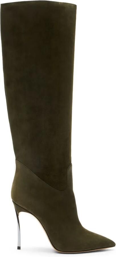 Casadei Blade knielaarzen Groen