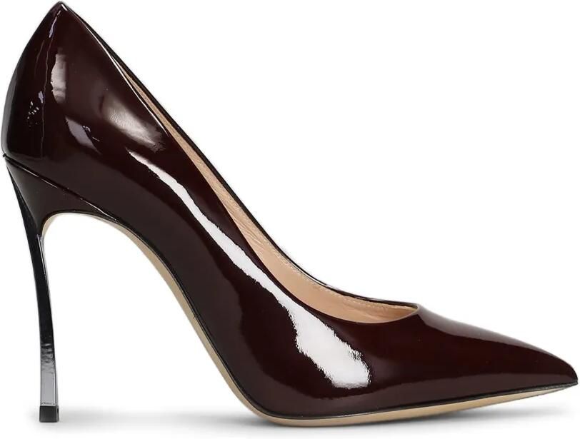 Casadei Blade lakleren pumps Rood