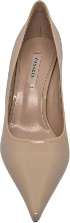Casadei Blade leren pumps Beige - Foto 5