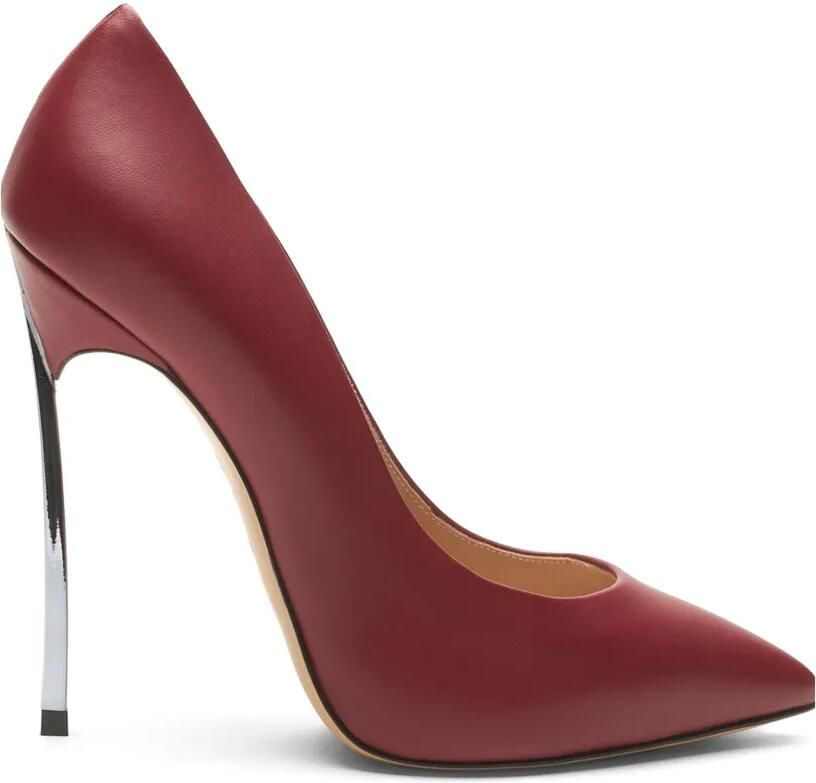 Casadei Blade Minorca leren pumps Rood