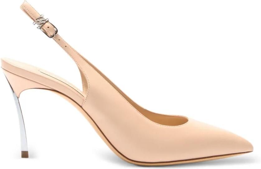 Casadei Blade Minorca slingback pumps Beige