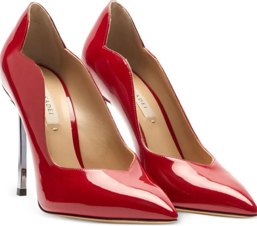 Casadei Blade Mylove pumps met puntige neus Rood - Foto 2