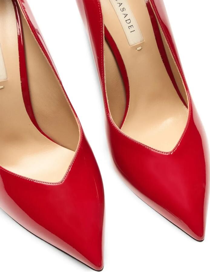 Casadei Blade Mylove pumps met puntige neus Rood - Foto 3