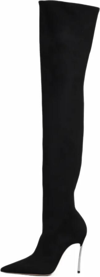 Casadei Blade over-the-knee boots Zwart - Foto 4