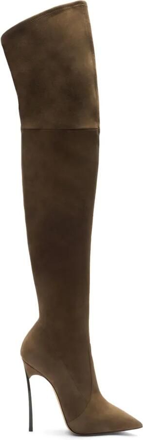 Casadei Blade overknee laarzen Bruin