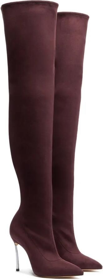 Casadei Blade overknee laarzen Rood - Foto 2