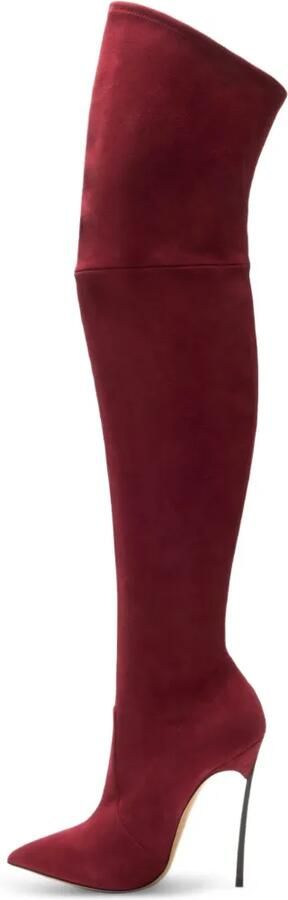 Casadei Blade overknee laarzen Rood - Foto 4