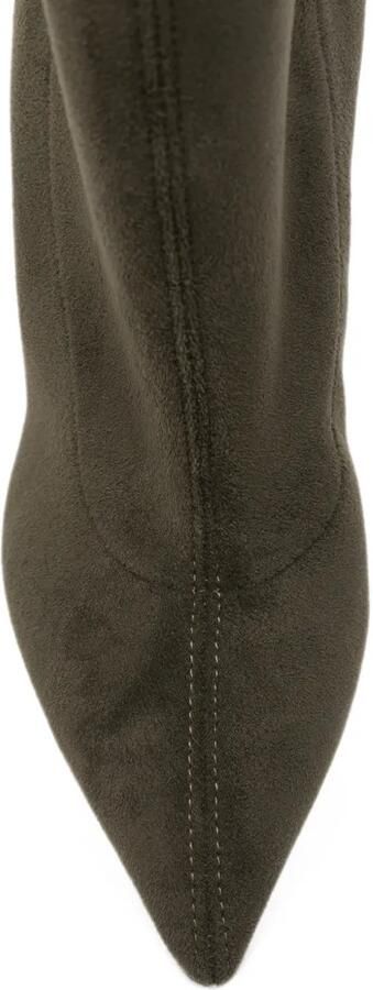 Casadei Blade pointed-toe ankle boots Groen - Foto 4