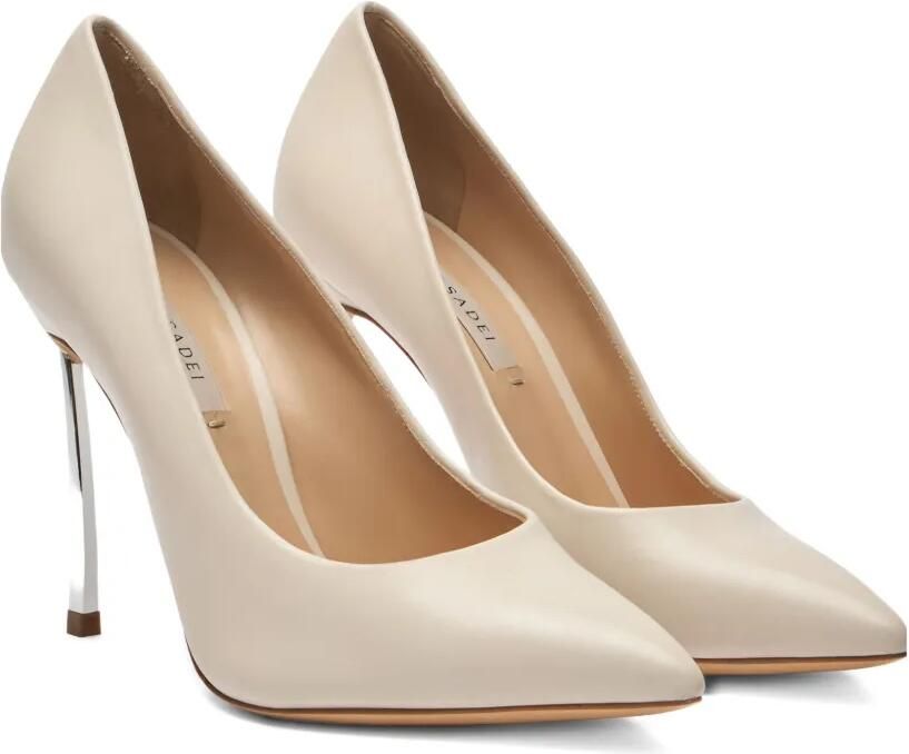 Casadei Blade pumps met puntige neus Beige - Foto 3