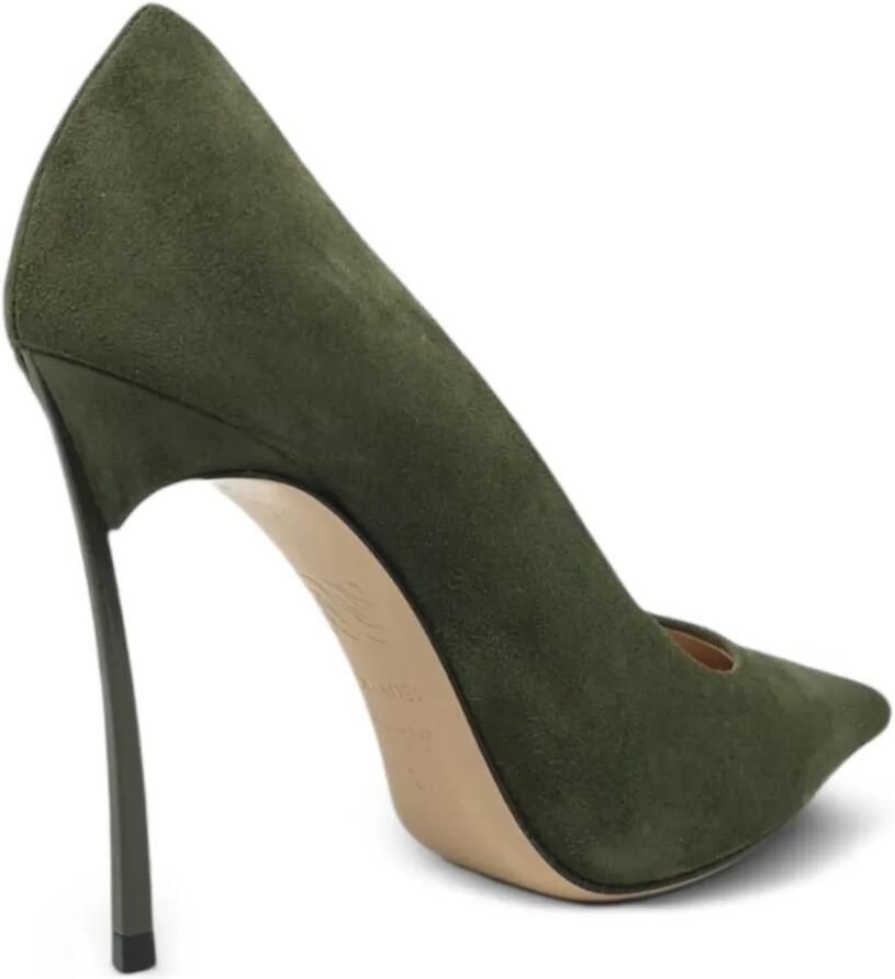 Casadei Blade pumps met puntige neus Groen - Foto 2
