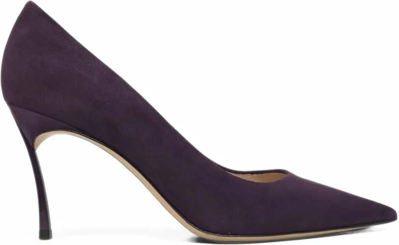 Casadei Blade pumps met puntige neus Paars