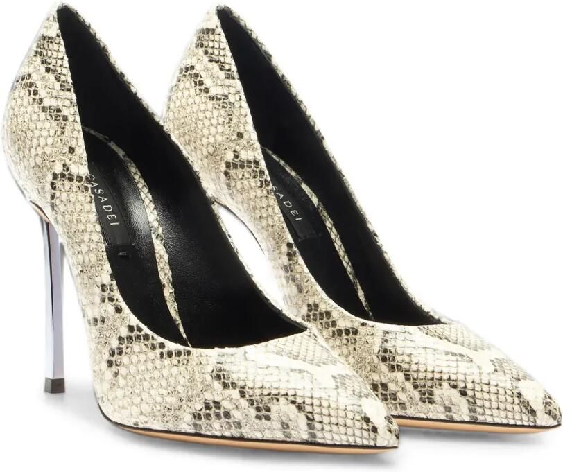 Casadei Blade pumps met pythonprint Beige - Foto 4