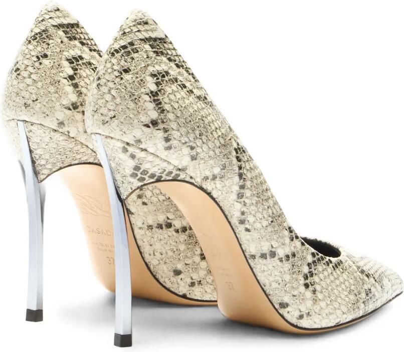 Casadei Blade pumps met pythonprint Beige - Foto 3