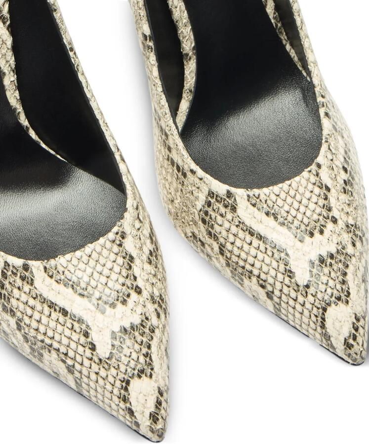 Casadei Blade pumps met pythonprint Beige - Foto 2
