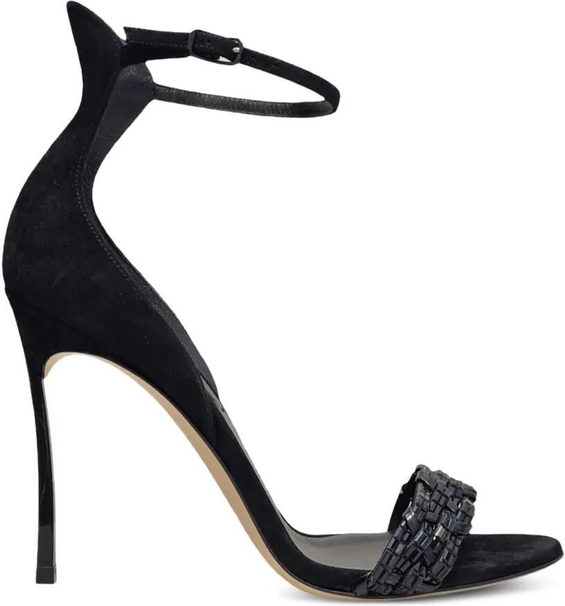 Casadei Blade sandalen met gevlochten bandje Zwart