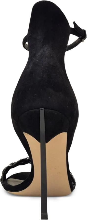 Casadei Blade sandalen met gevlochten bandje Zwart - Foto 4