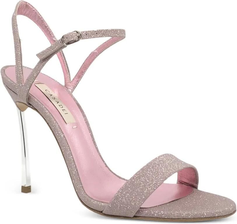 Casadei Blade sandalen met glitter en hak Roze - Foto 3