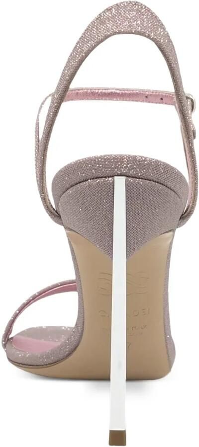 Casadei Blade sandalen met glitter en hak Roze - Foto 4
