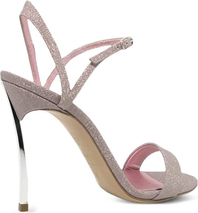 Casadei Blade sandalen met glitter en hak Roze - Foto 2