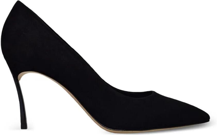 Casadei Blade stiletto pumps met puntige neus Zwart